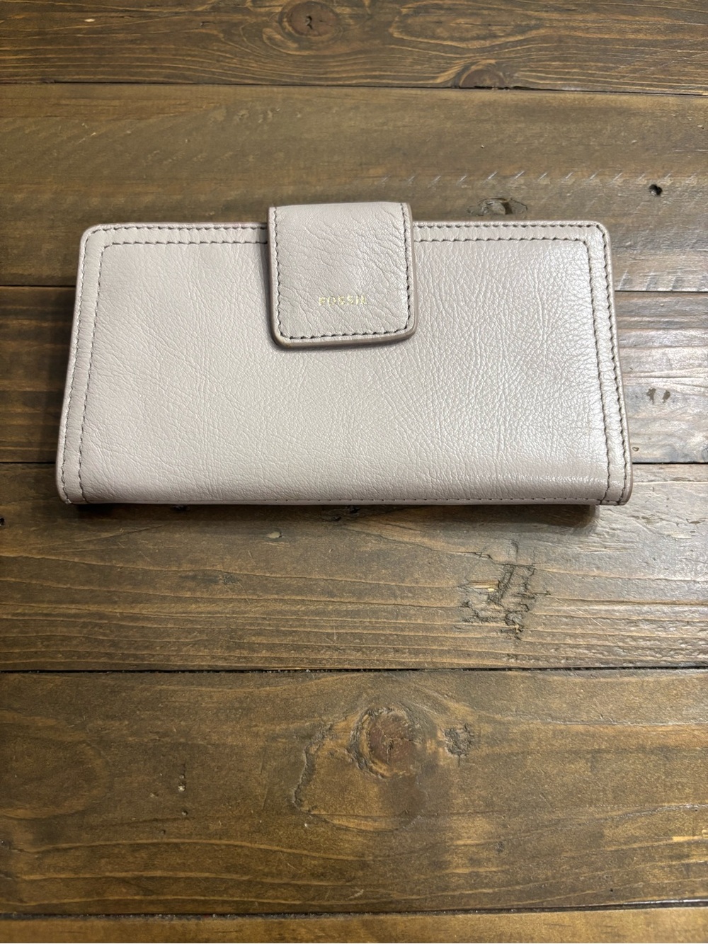 Fossil Bifold Wallet in Graystone Taupe